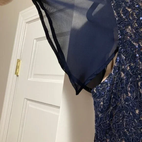 Alex Evenings Navy blue formal dress - Picture 5 of 13